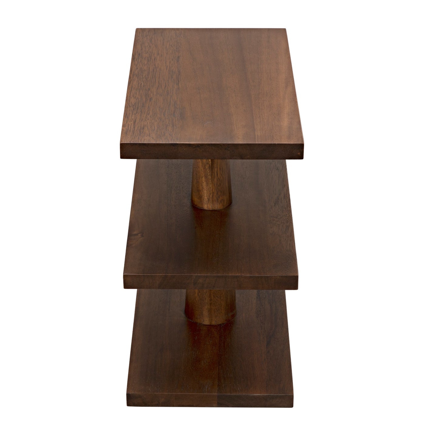 Noir Fatima Side Table, Dark Walnut