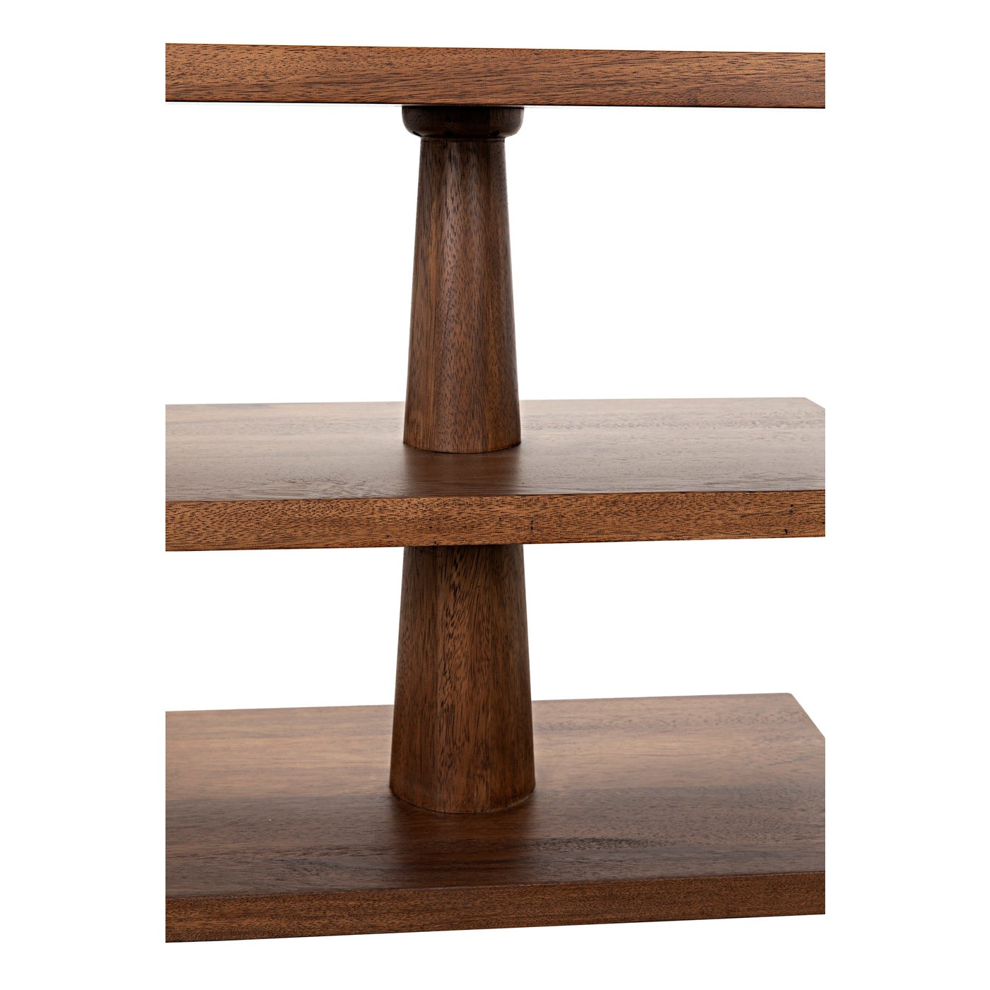 Noir Fatima Side Table, Dark Walnut