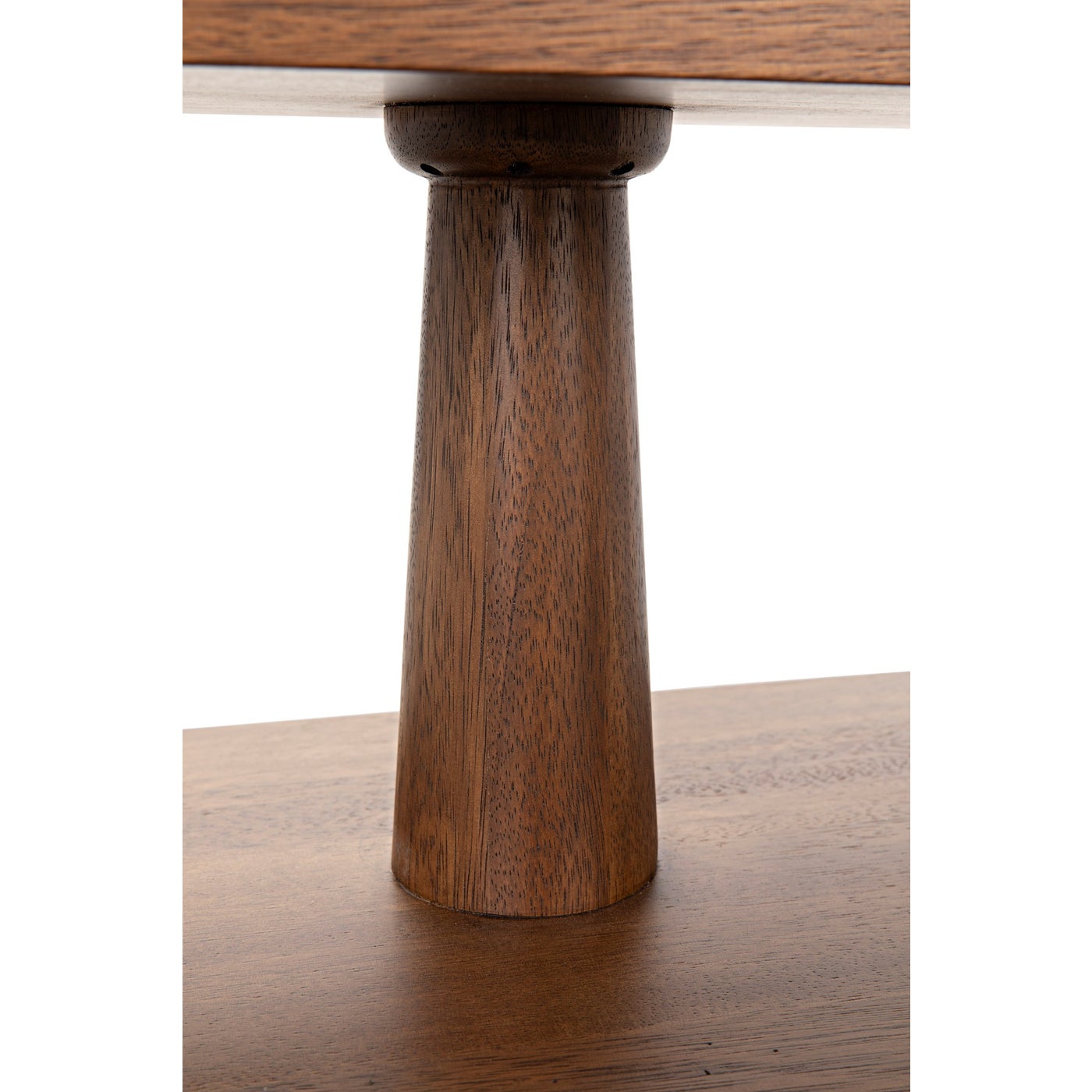 Noir Fatima Side Table, Dark Walnut