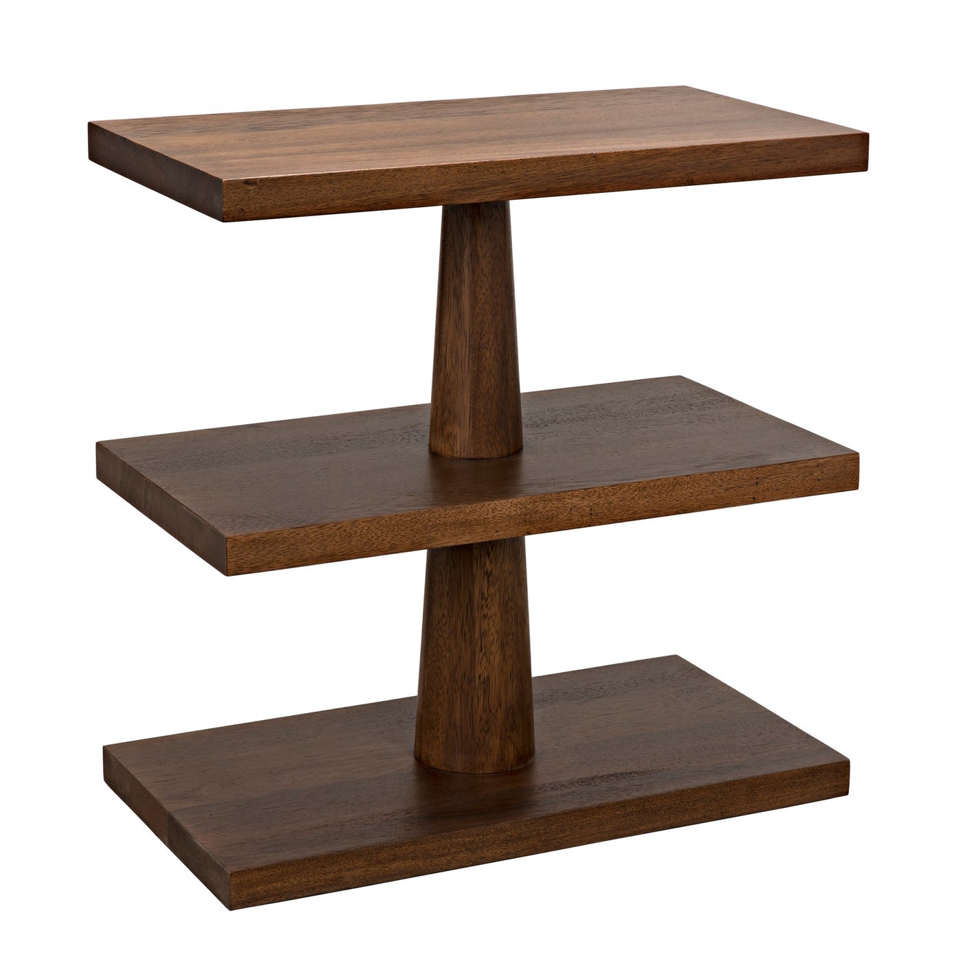 Noir Fatima Side Table, Dark Walnut