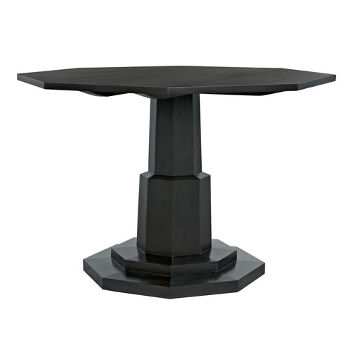 Noir Octagon Table, Pale