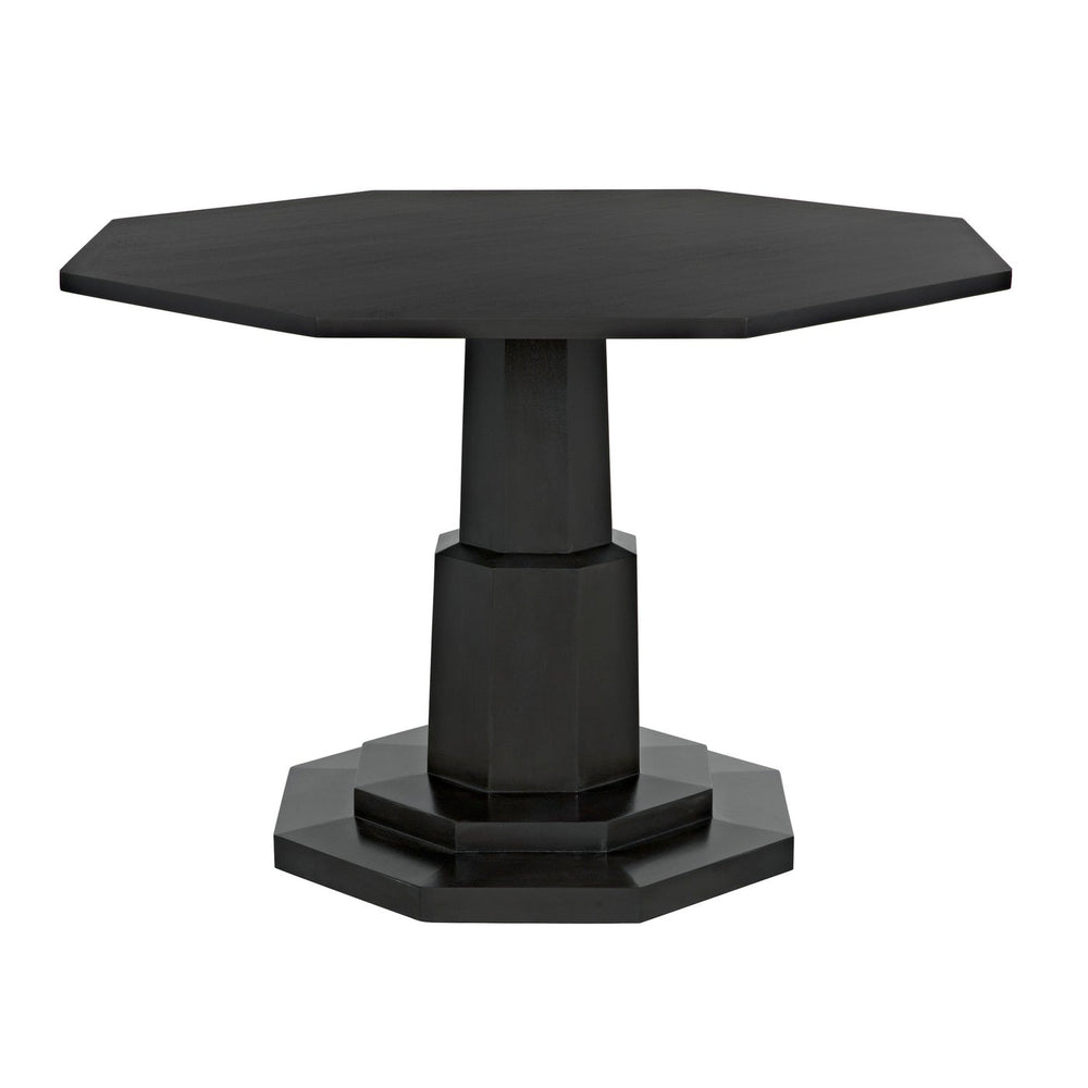 Noir Octagon Table, Pale