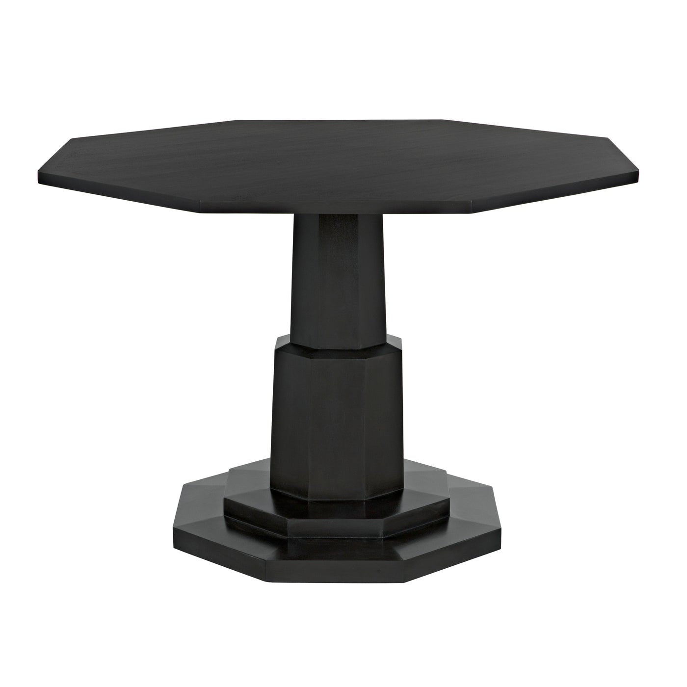 Noir Octagon Table, Pale