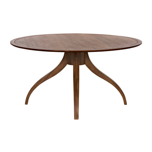 Noir Vera Dining Table, Dark Walnut