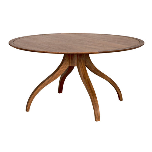 Noir Vera Dining Table, Dark Walnut