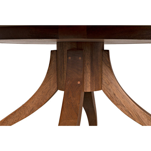 Noir Vera Dining Table, Dark Walnut