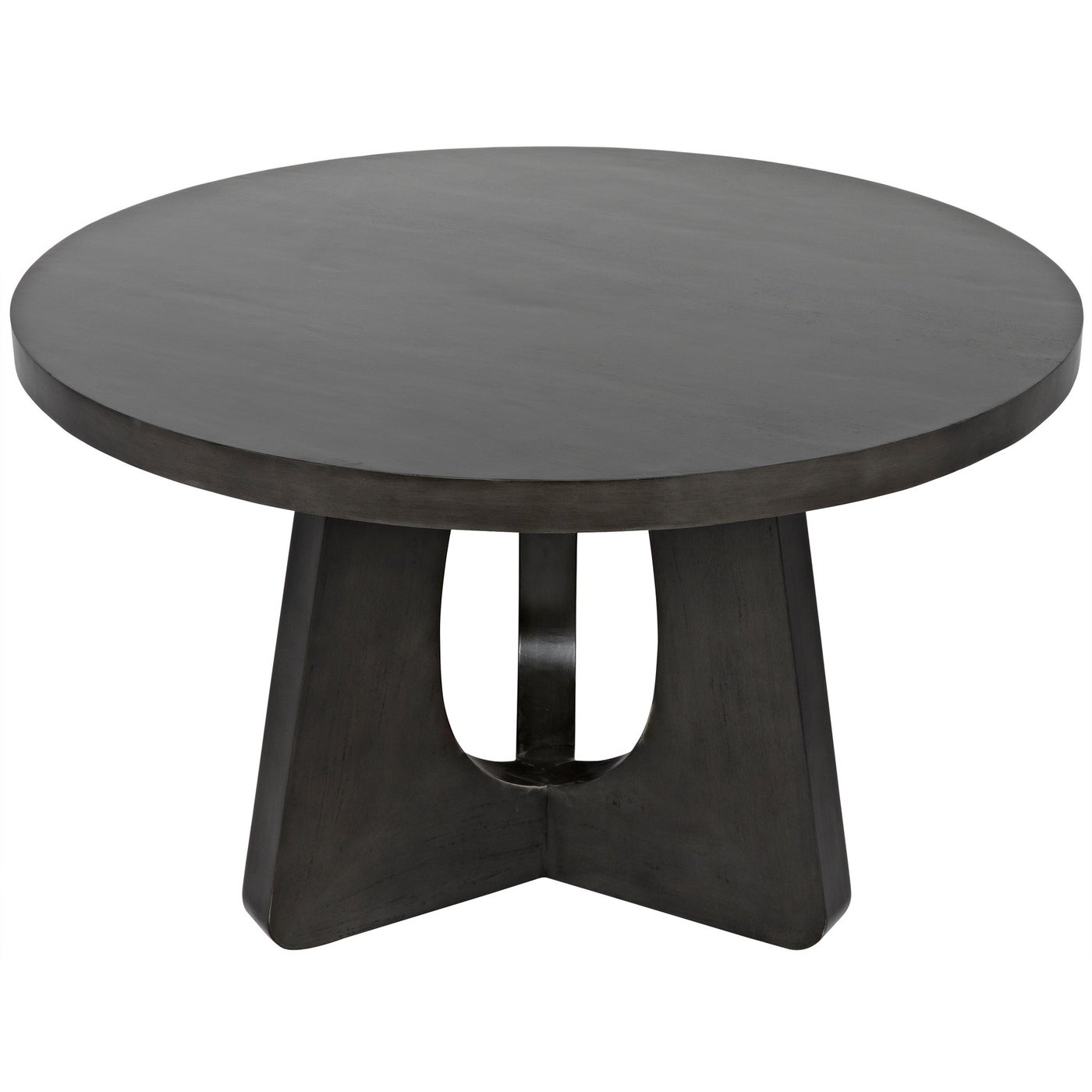 Noir Nobuko Dining Table, 48" Diameter, Pale