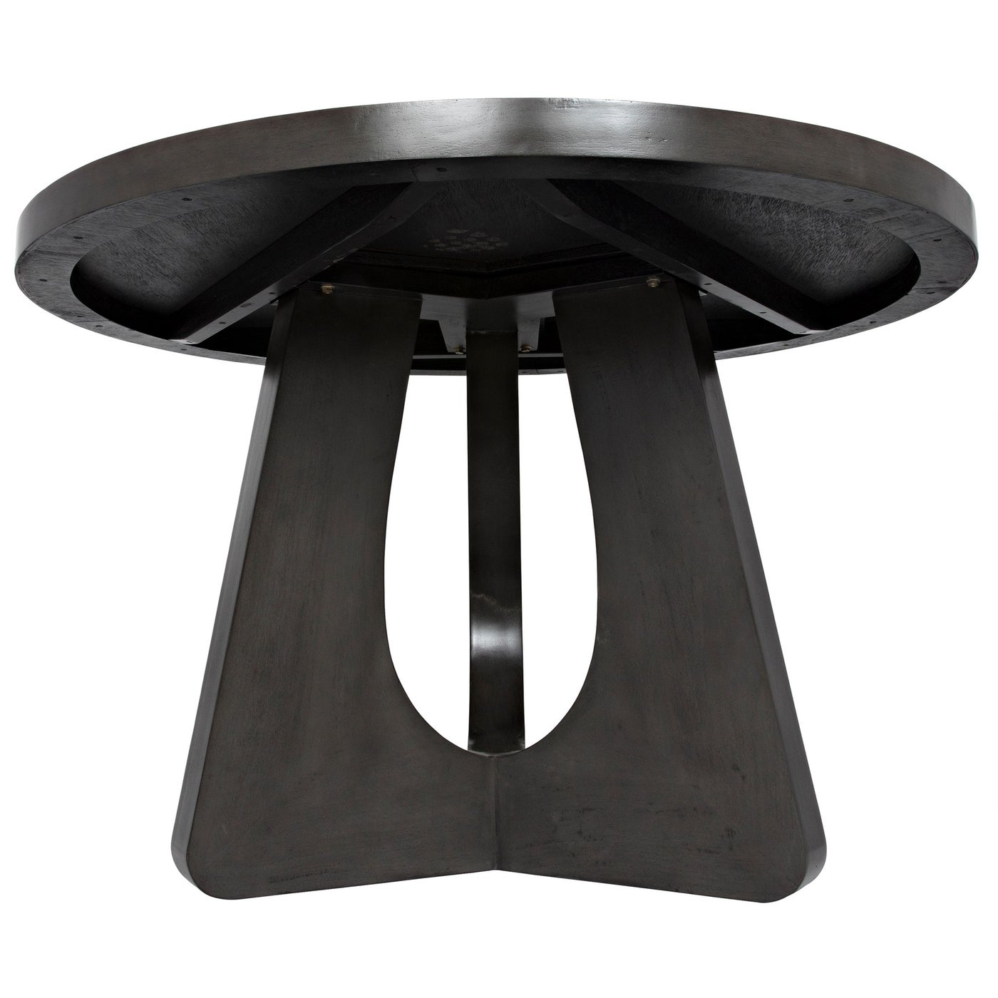 Noir Nobuko Dining Table, 48" Diameter, Pale