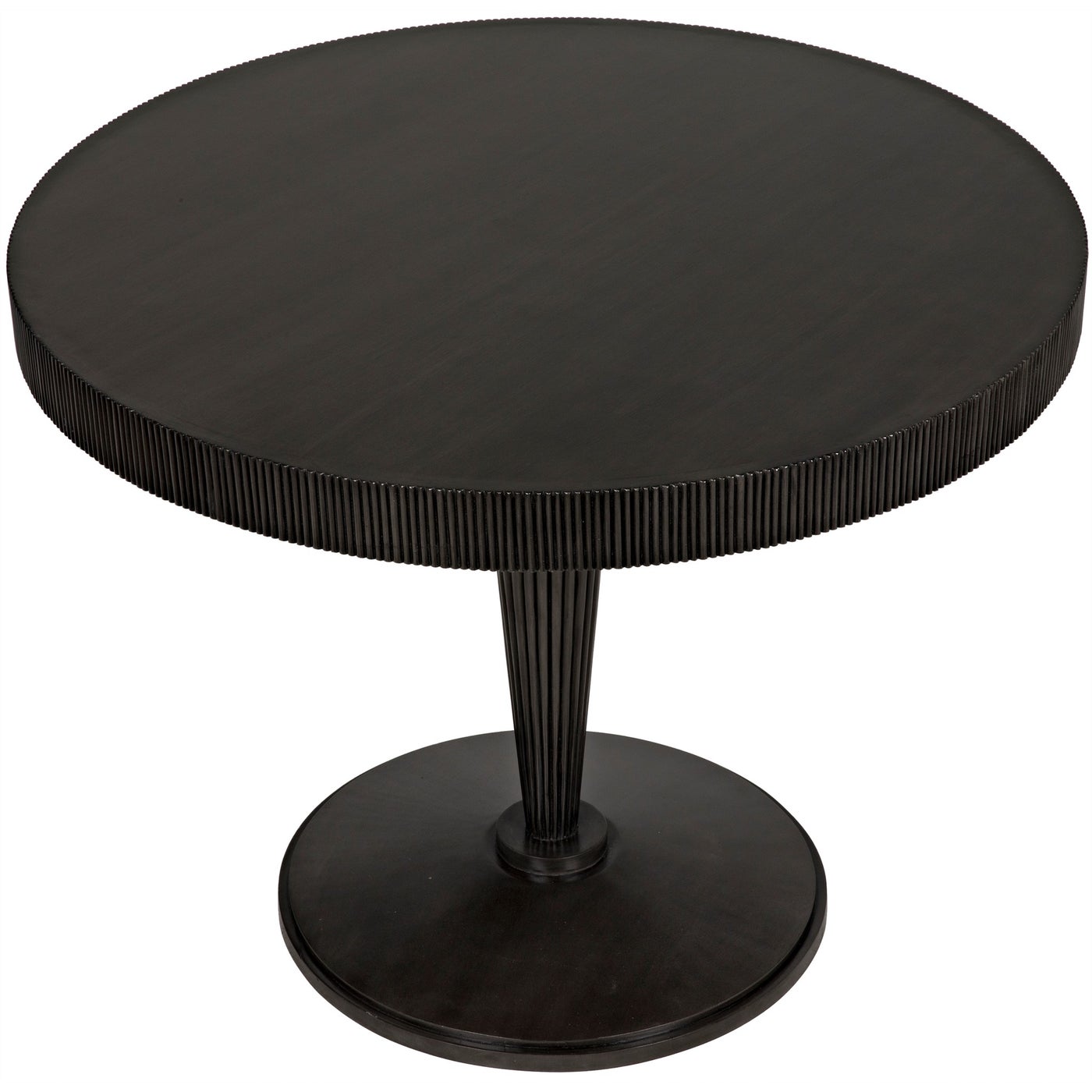 Noir Granada Dining Table, Pale