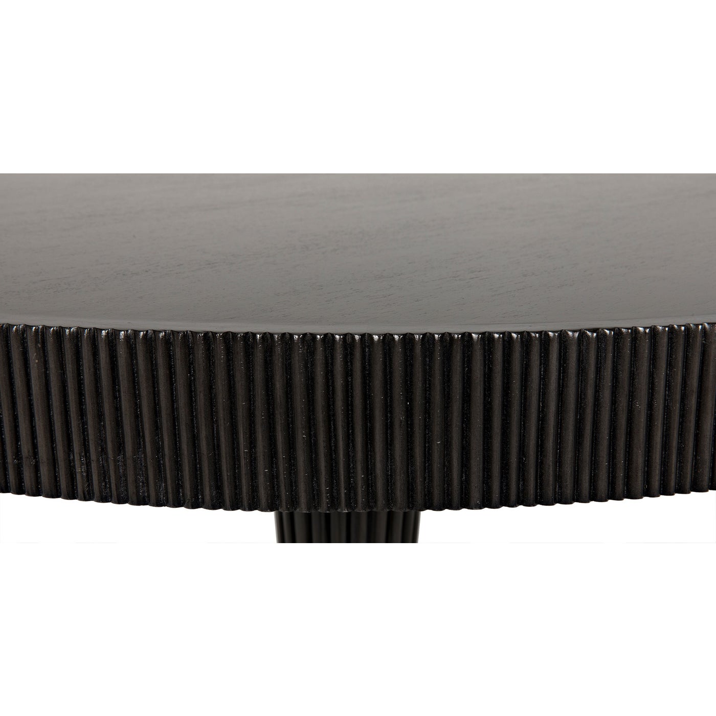 Noir Granada Dining Table, Pale