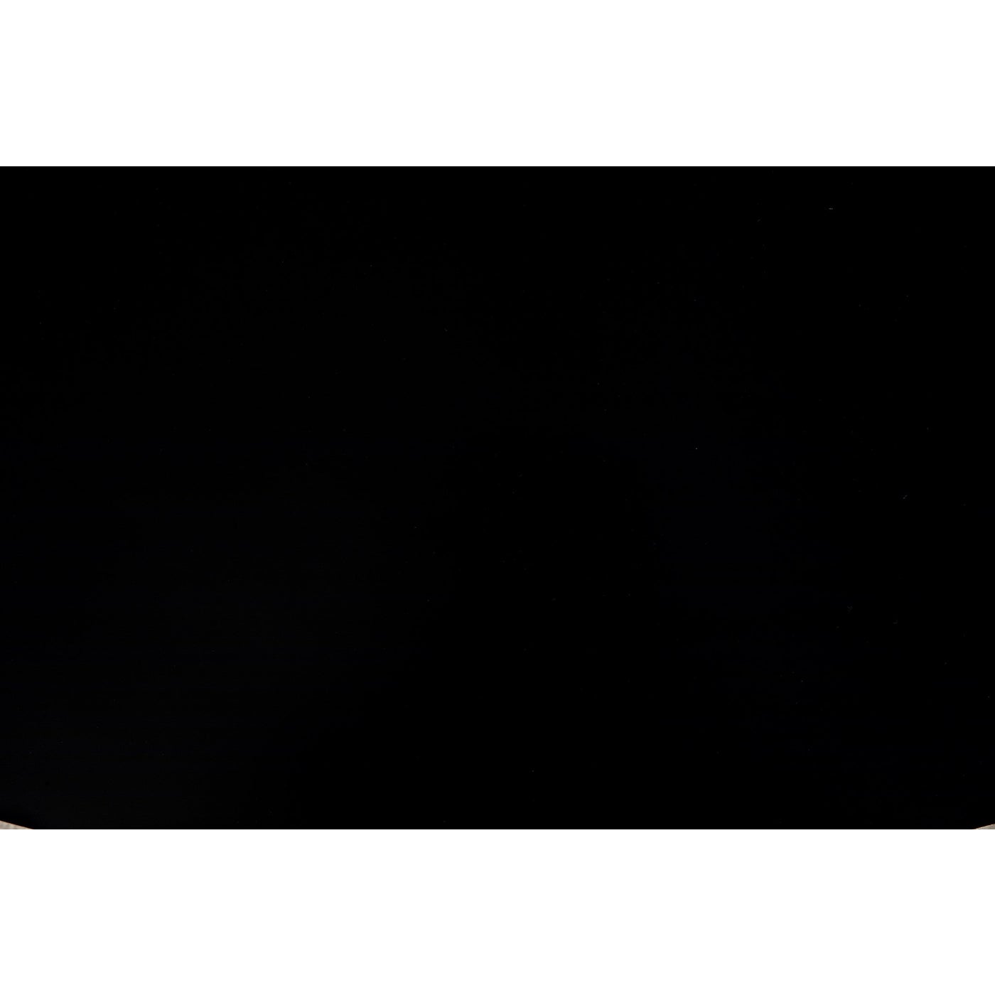 Noir Herno Table, Steel With Brass Finished Base