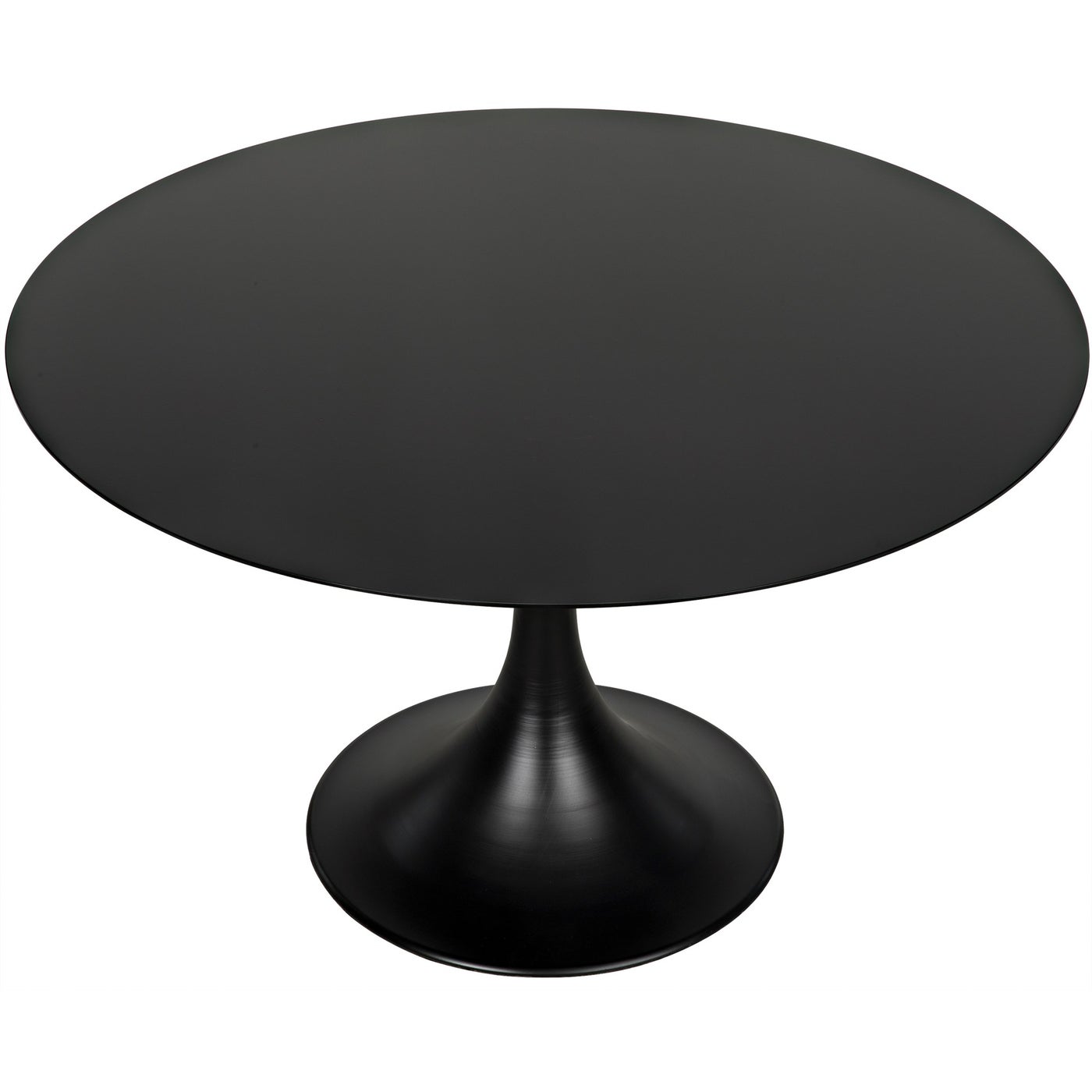Noir Herno Table, 48", Black Steel
