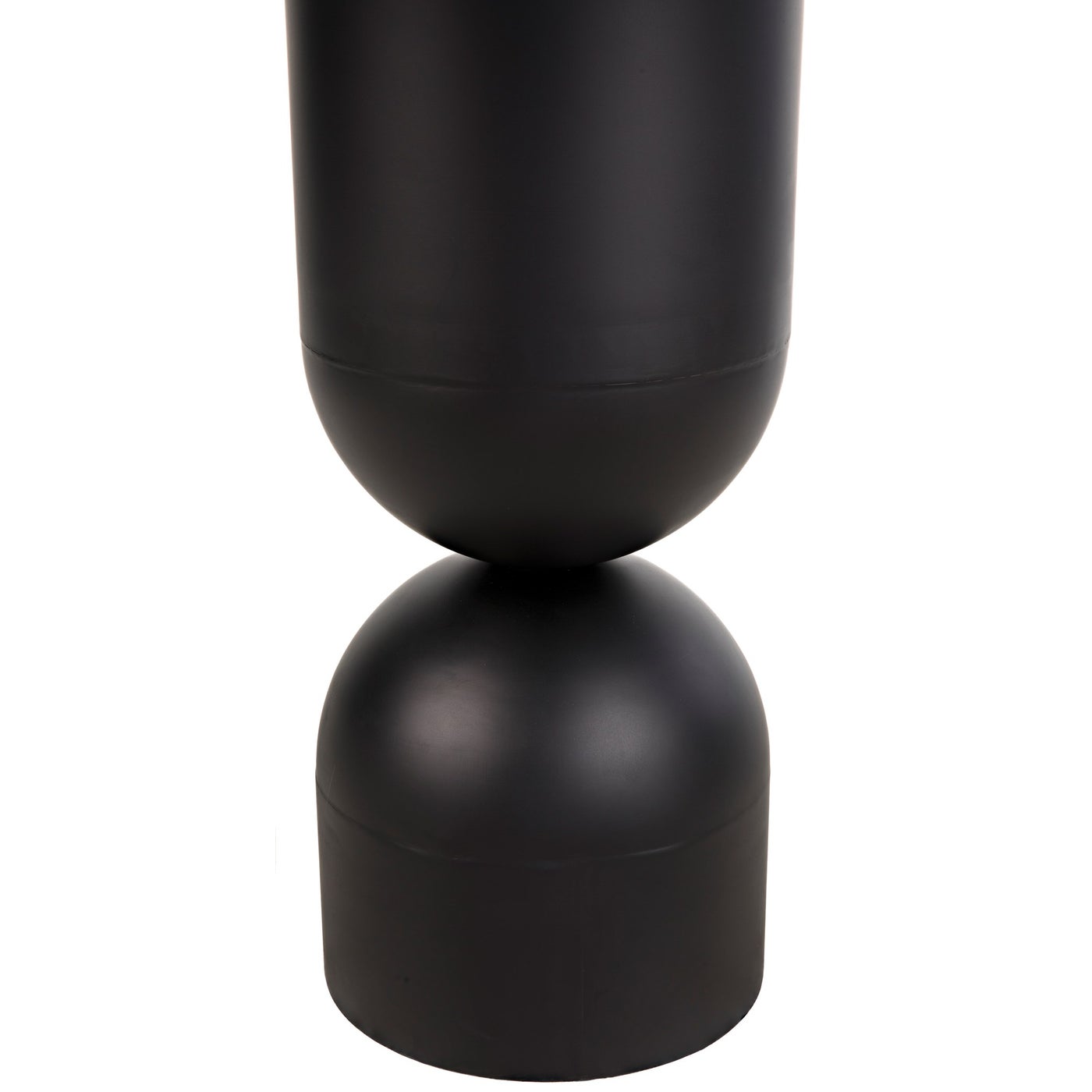 Noir Wanda Dining Table, Black Steel