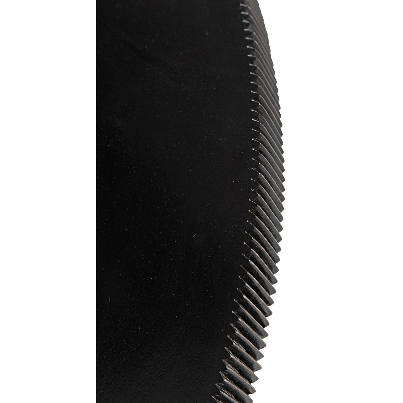 Noir Portobello Dining Table, Hand Rubbed Black With Light Brown Trim