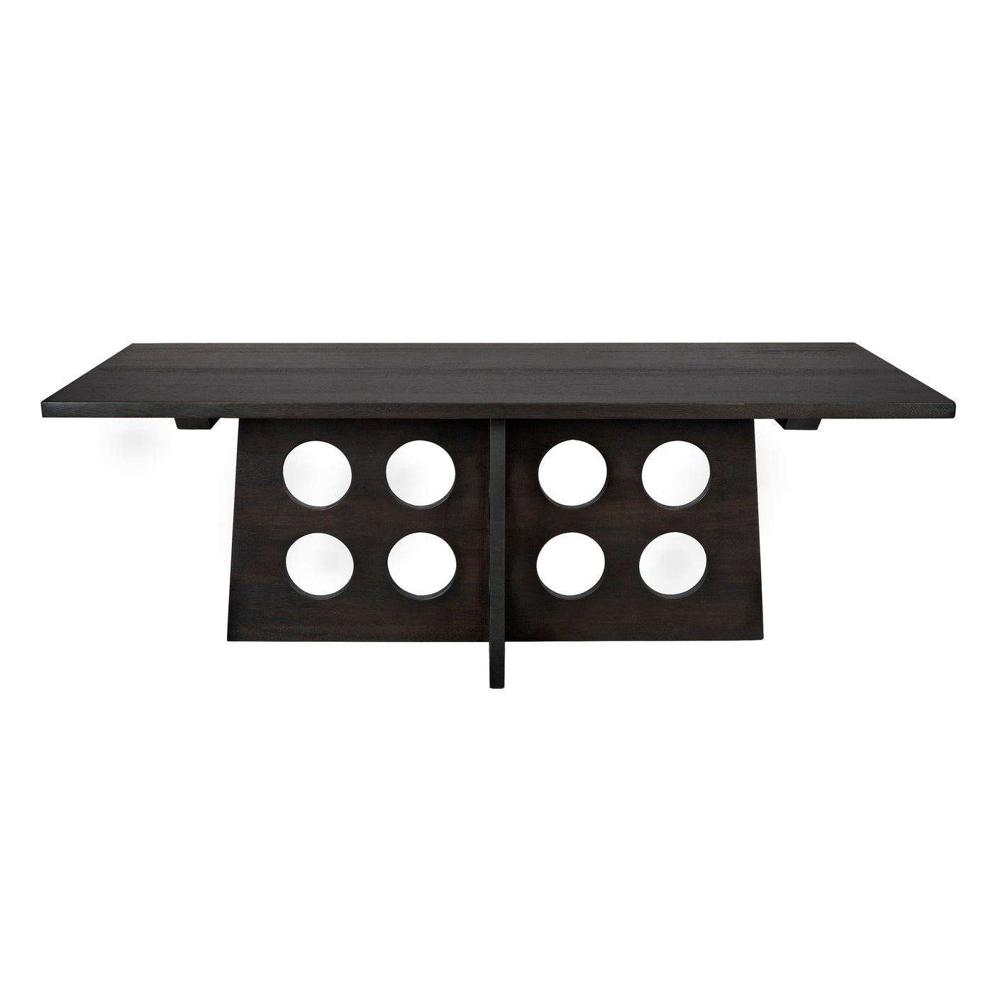Noir Carlo Dining Table, Ebony Walnut