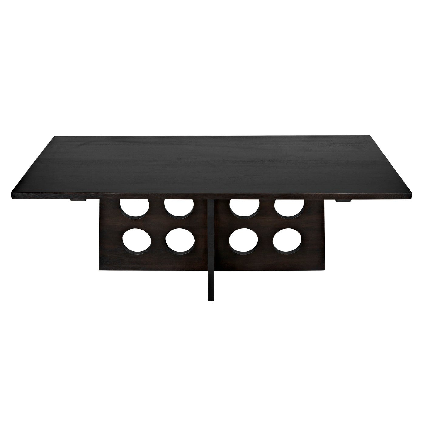 Noir Carlo Dining Table, Ebony Walnut