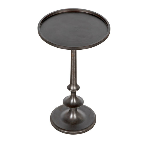 Noir Terni Side Table, Cast Iron