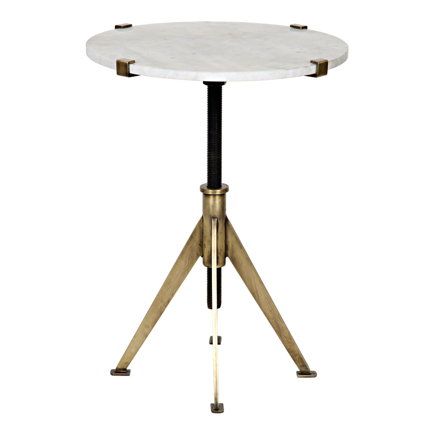 Noir Edith Adjustable Side Table