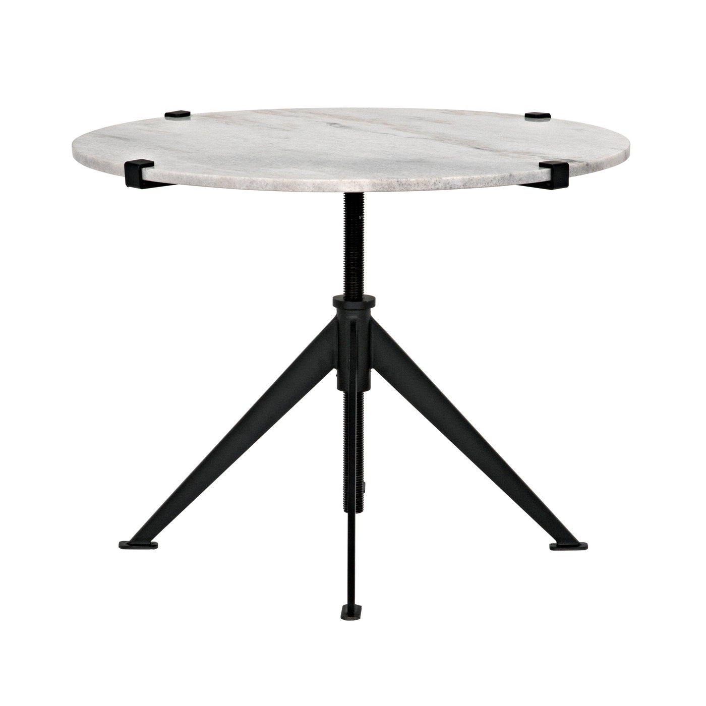 Noir Edith Adjustable Side Table, Large