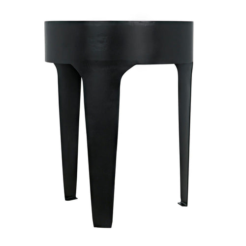 Noir Cylinder Side Table