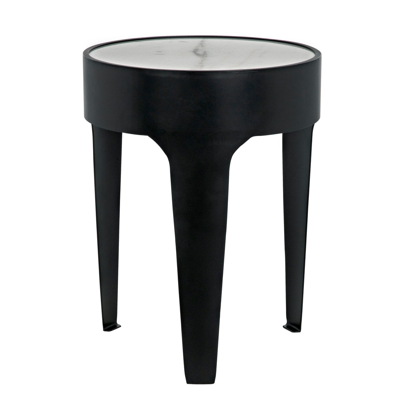 Noir Cylinder Side Table