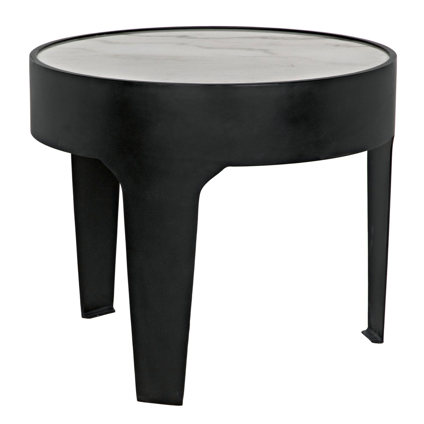 Noir Cylinder Side Table