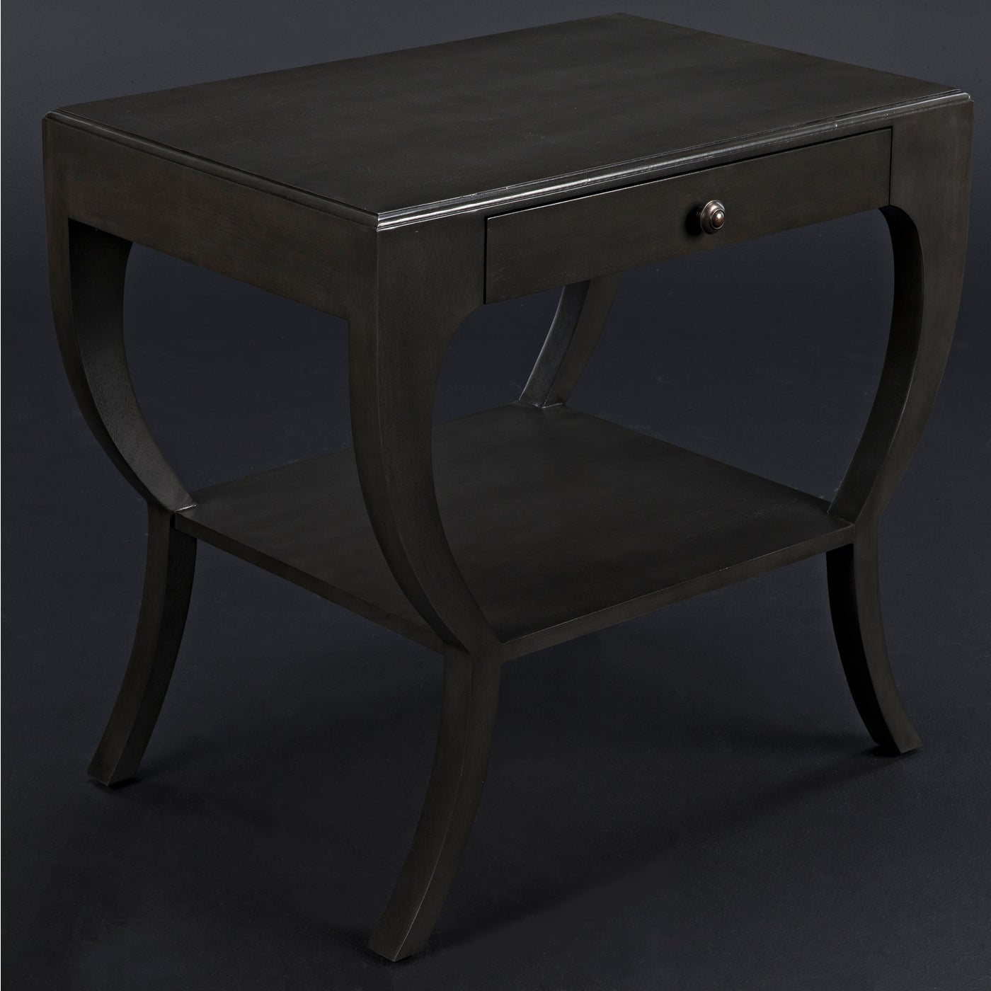 Noir Maude Side Table, Pale