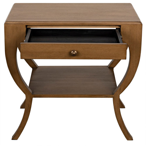 Noir Maude Side Table, Pale