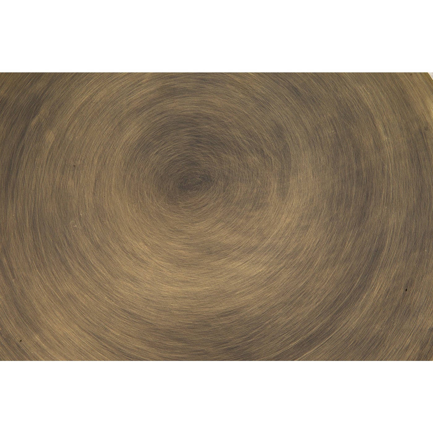 Noir Margo Side Table, Steel With Aged Brass Finish