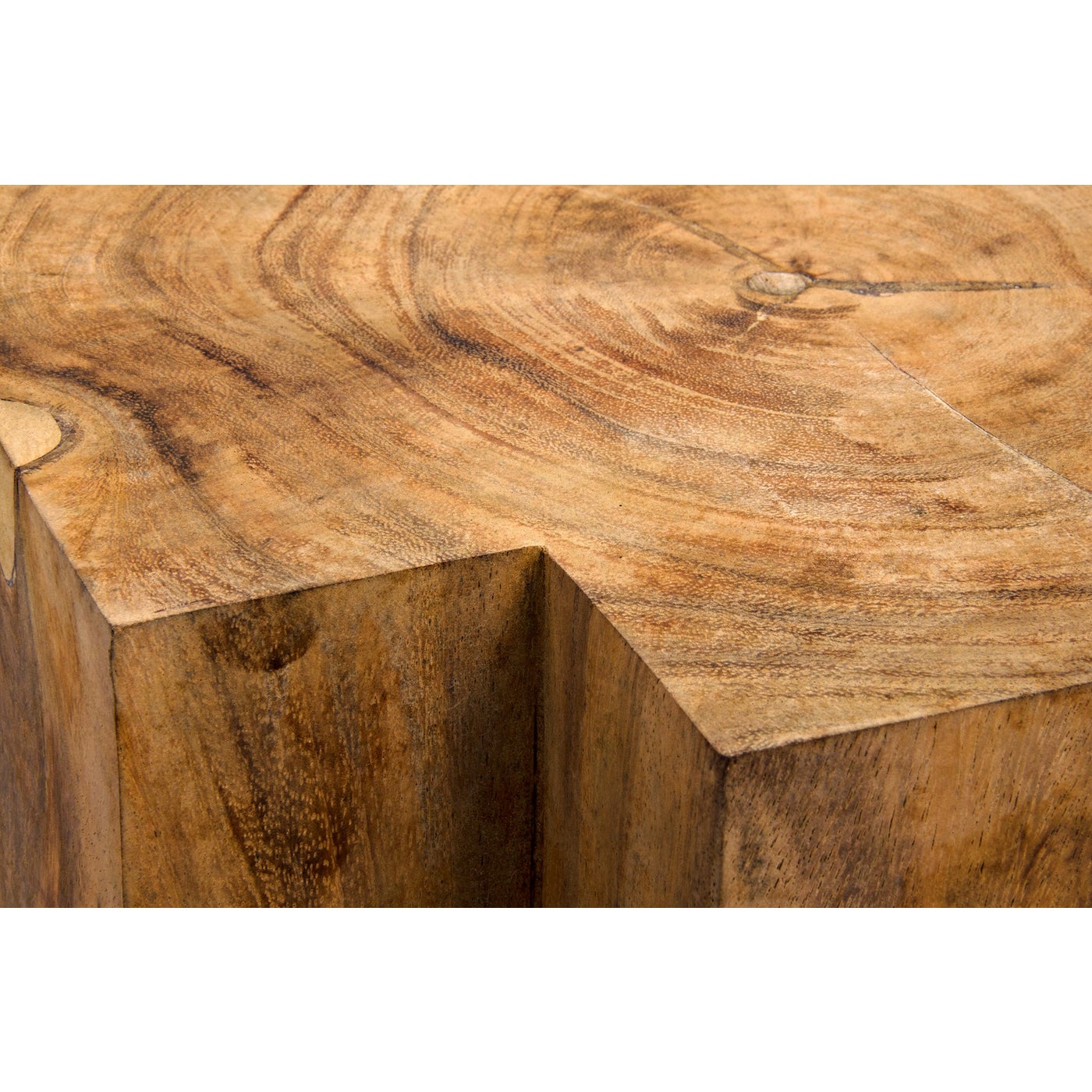 Noir Haru Side Table, Teak