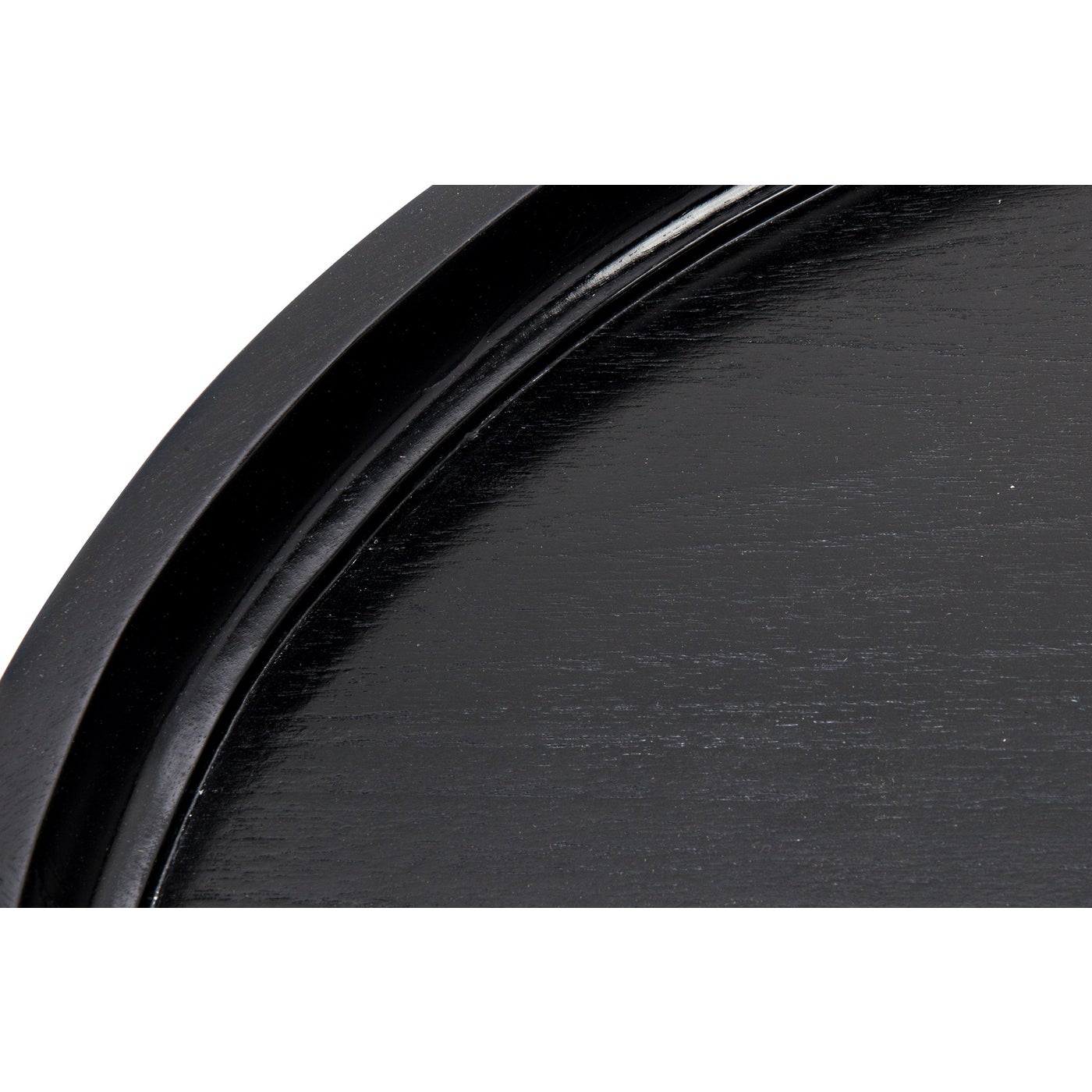 Noir Gavin Side Table, Hand Rubbed Black