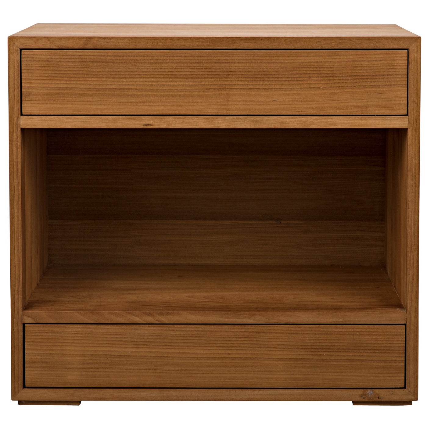 Noir Sl05 Side Table, Gold Teak