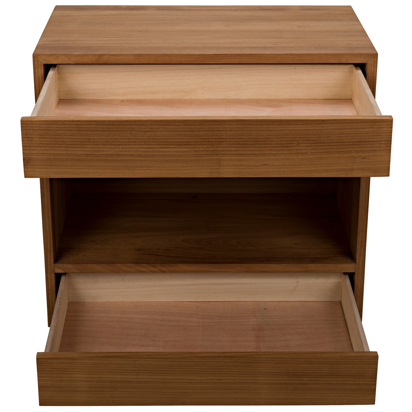 Noir Sl05 Side Table, Gold Teak