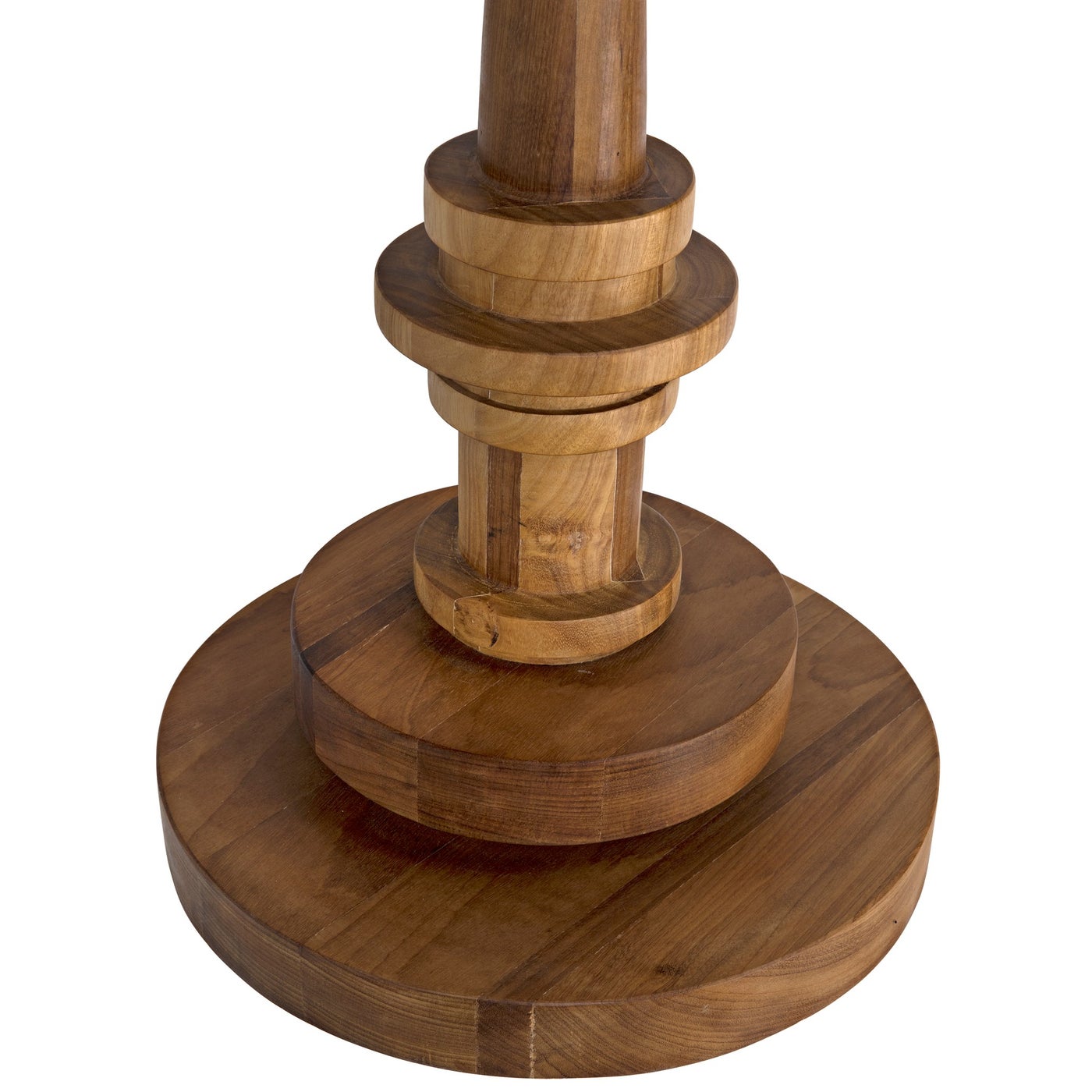 Noir Comodo Side Table, Gold Teak