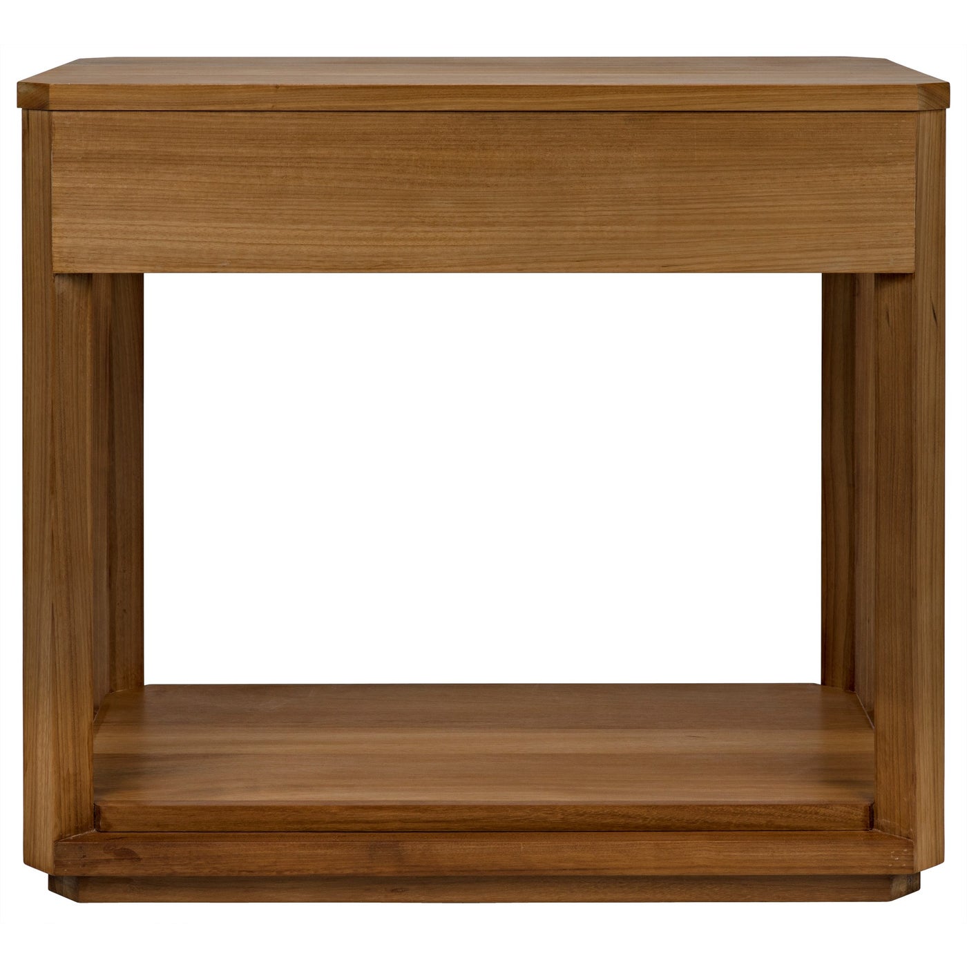 Noir Sl11 Side Table, Gold Teak