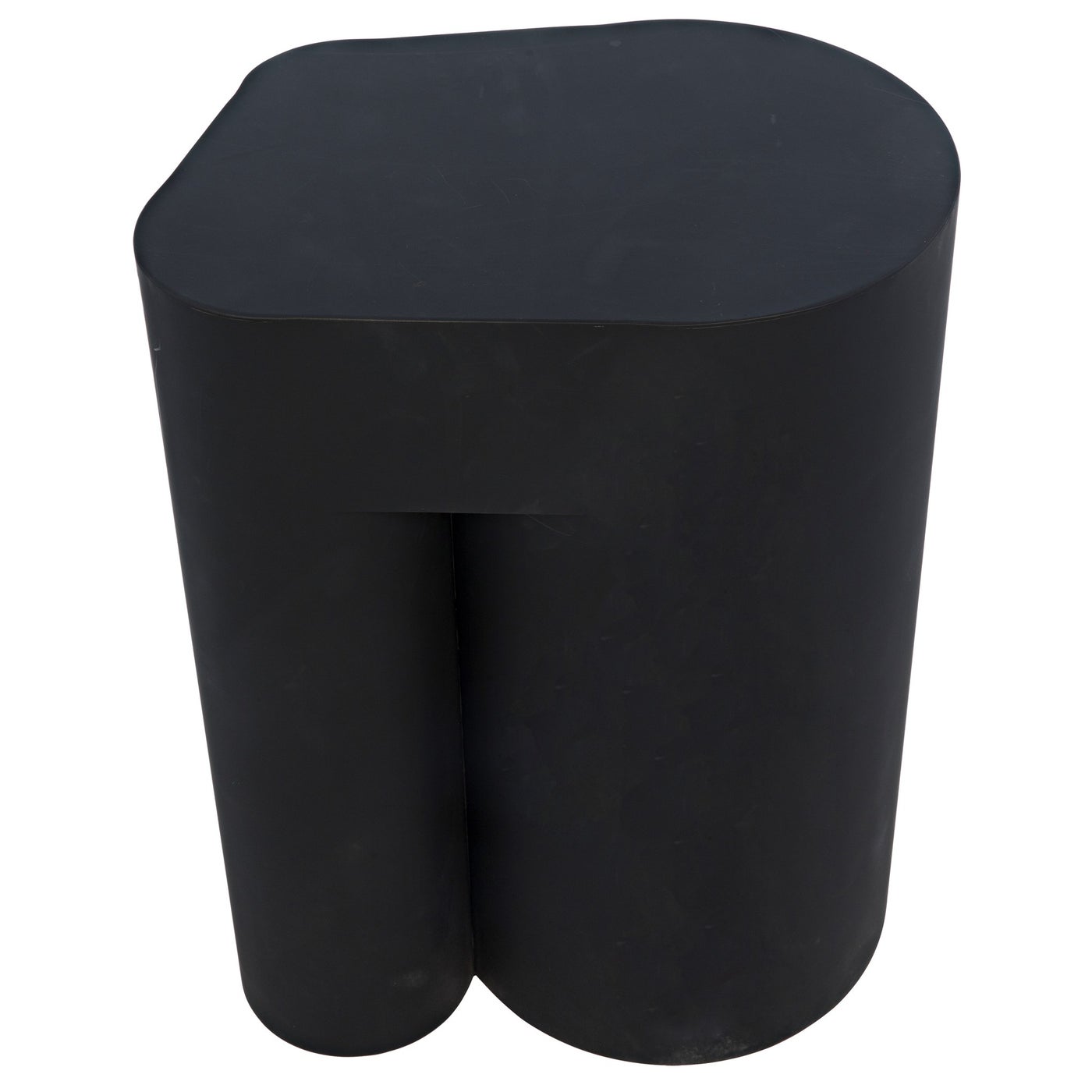 Noir Blair Side Table, Black Steel