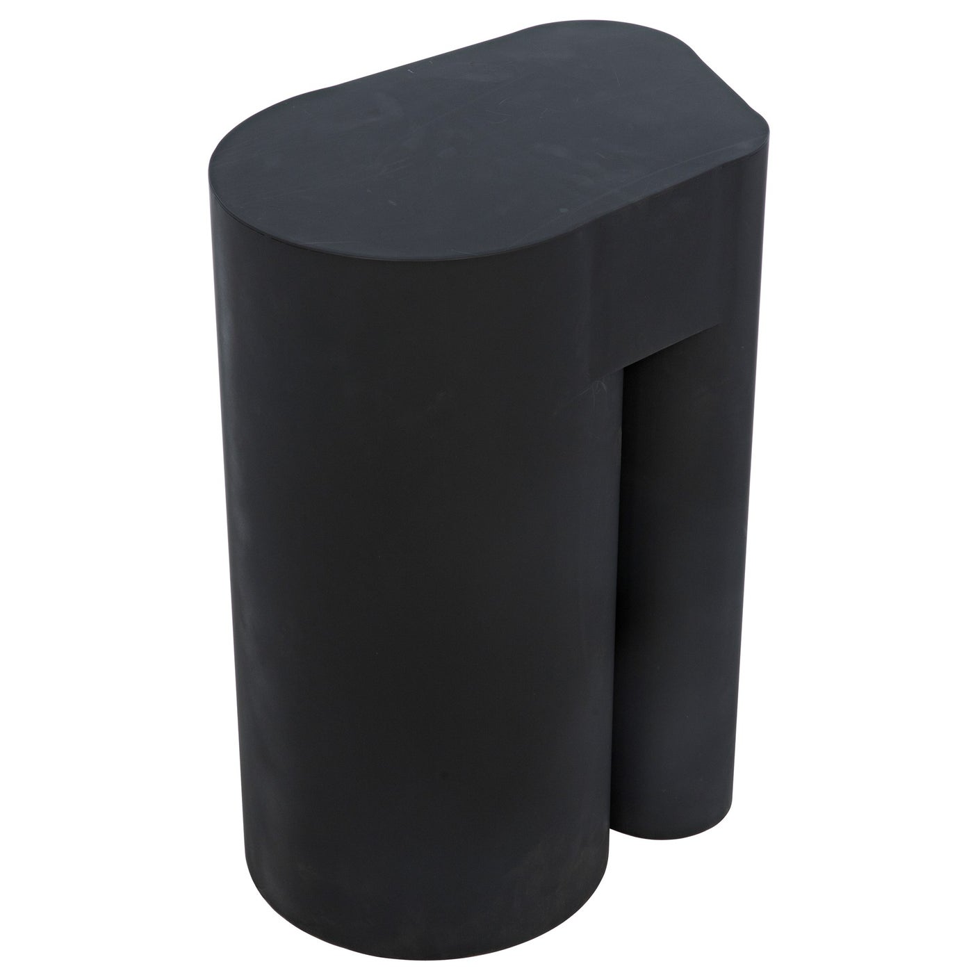 Noir Blair Side Table, Black Steel