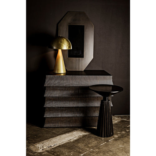 Noir Orson Side Table, Hand Rubbed Black