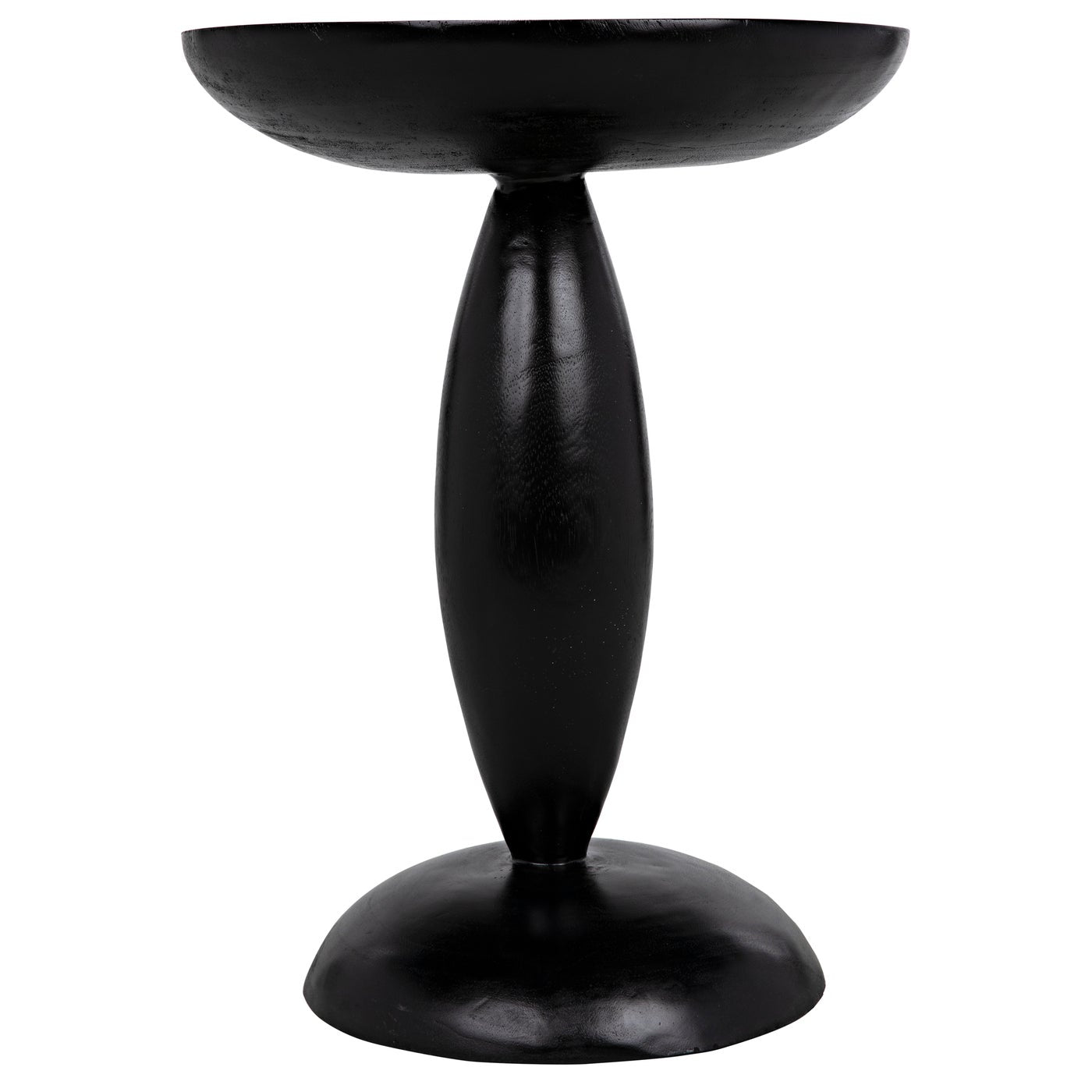 Noir Adonis Side Table, Hand Rubbed Black