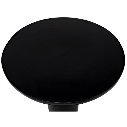 Noir Adonis Side Table, Hand Rubbed Black