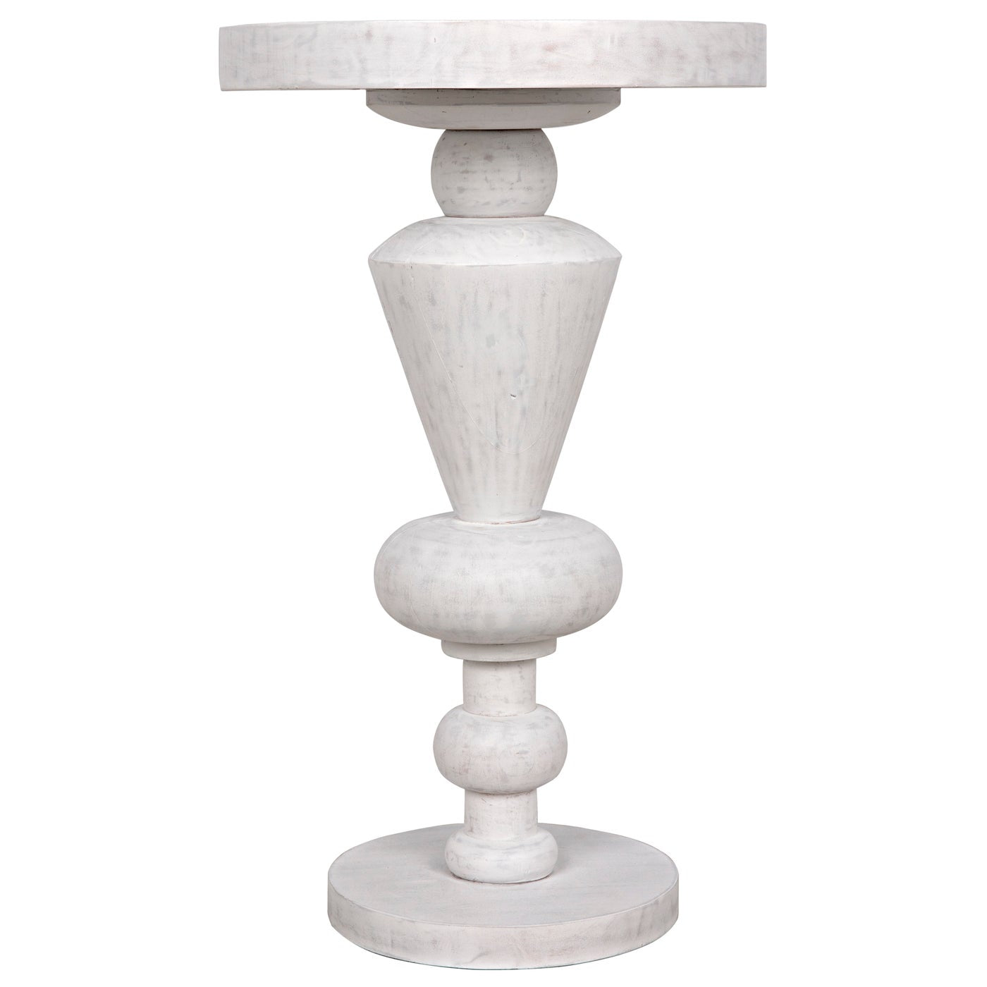 Noir Fenring Side Table, White Wash