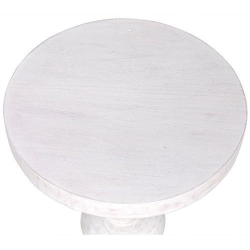 Noir Fenring Side Table, White Wash