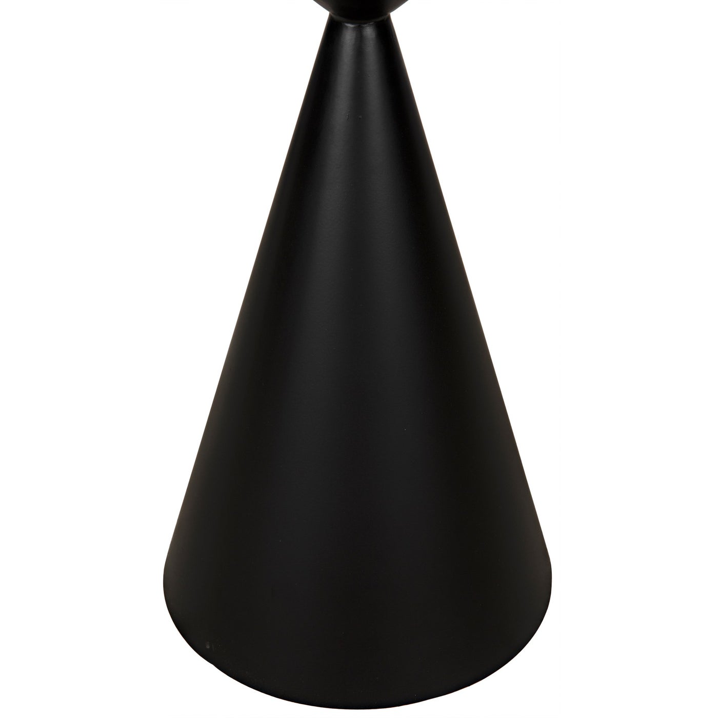 Noir Zasa Side Table, Black Steel