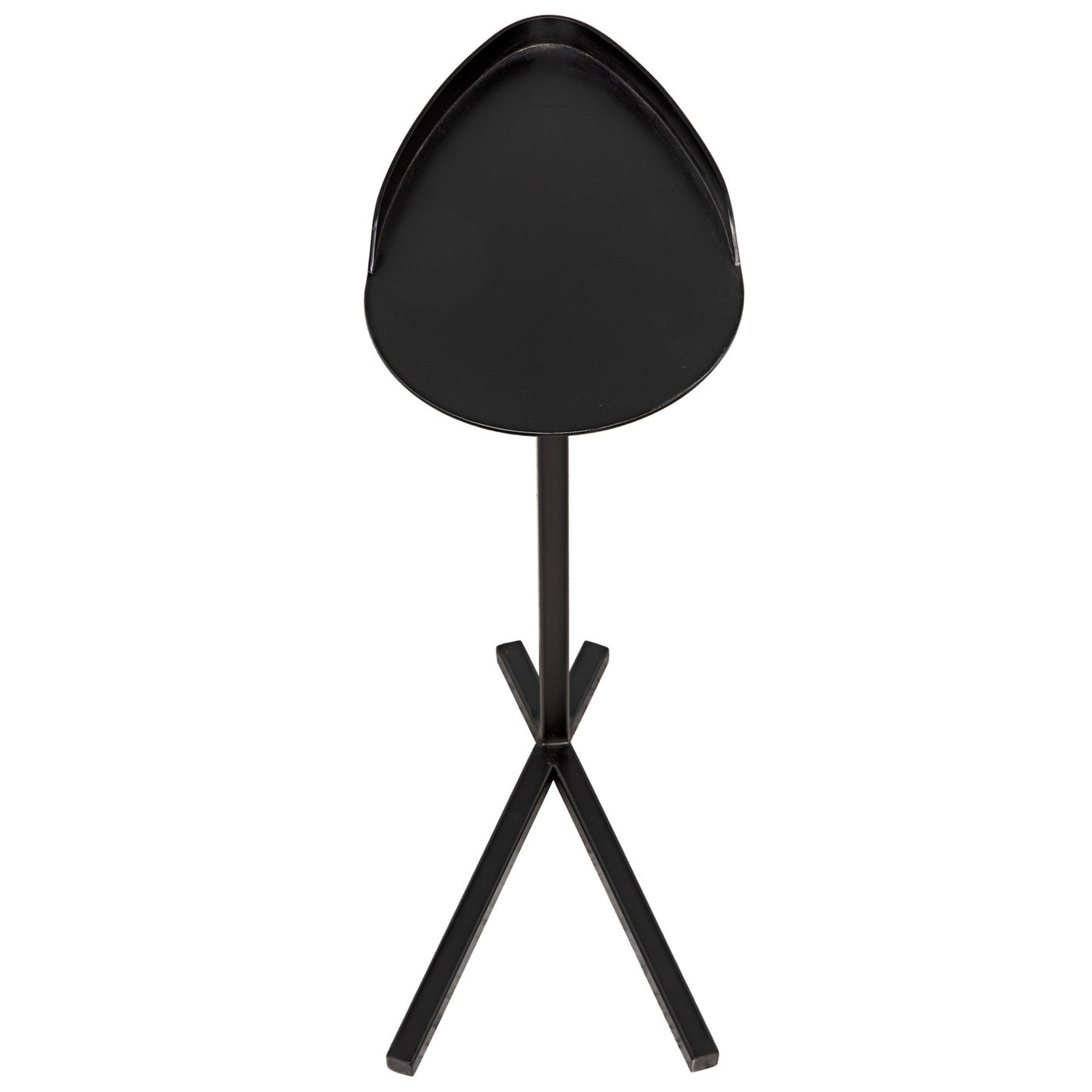 Noir Golem Side Table, Black Steel