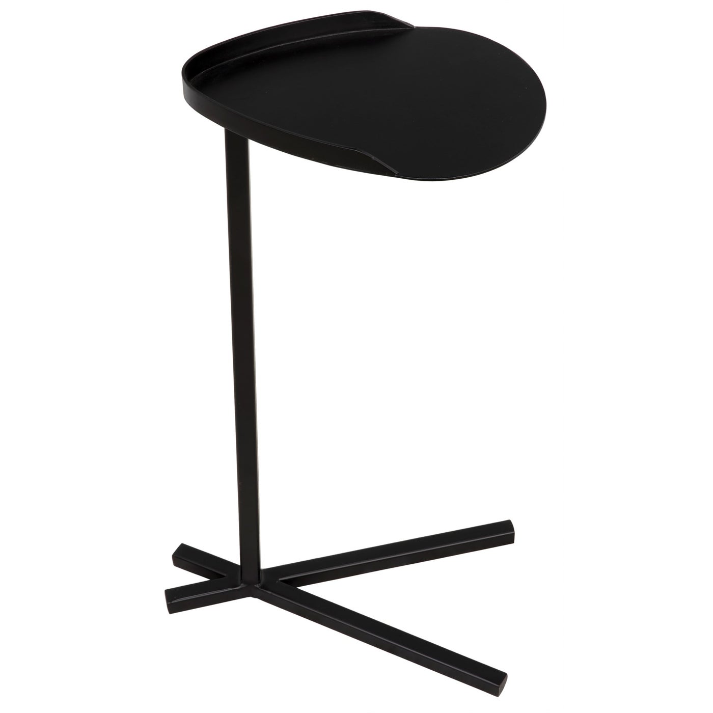 Noir Golem Side Table, Black Steel