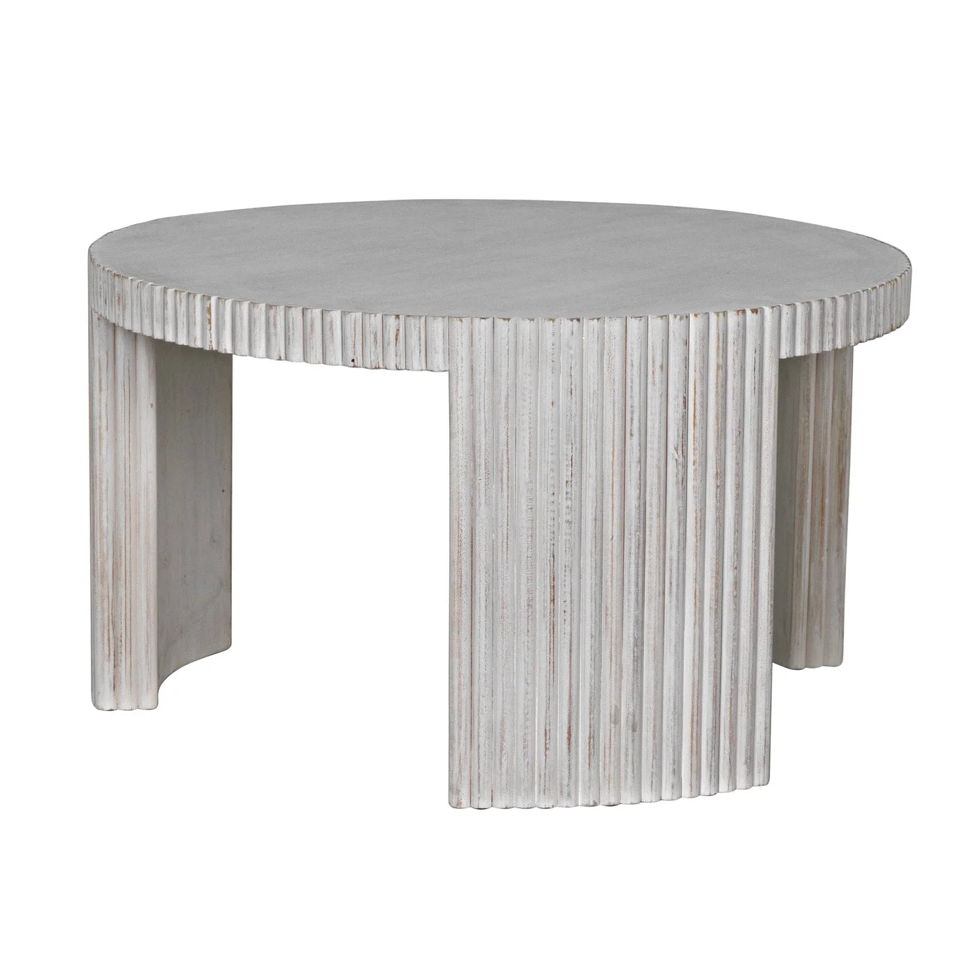 Noir Jgor Side/Coffee Table, White Wash