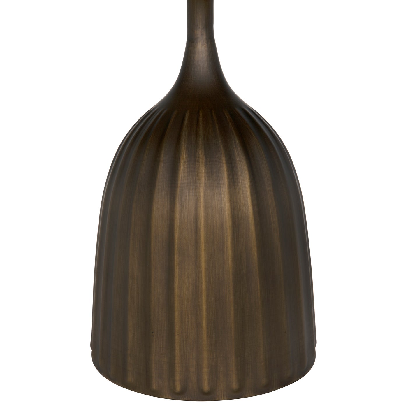 Noir Samuel Side Table, Aged Brass