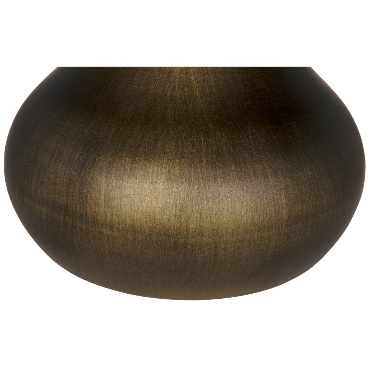 Noir Mateo Side Table, Aged Brass