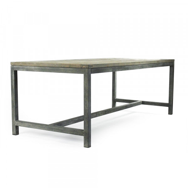 Zentique Abner Dining Table Weathered Grey