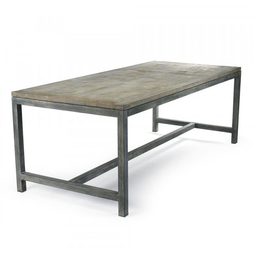 Zentique Abner Dining Table Weathered Grey